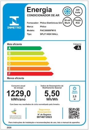 Imagem de ArCondicionado Philco 30000 BTU/h PAC30000IFM15 Eco Inverter 220v