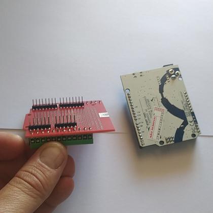 Imagem de Arduino Compativel Leonardo R3 + Placa Borne Screw Bootloader Desbloqueado