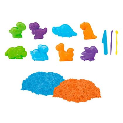 Imagem de Areia De Modelar Brinquedo Infantil Sensorial 300g Divertida Colorida - Dm Toys