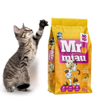 Imagem de Areia  granulado sanitario para bandeja de gato mr miau 4kg