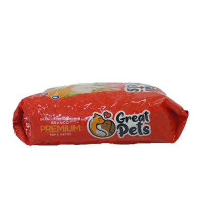 Imagem de Areia Higiênica Granulado Great Pets Branca 1,8kg Diatomita