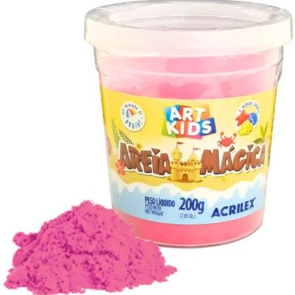Imagem de Areia Mágica Cinética 200g Art Kids Kit com 6 Unidades