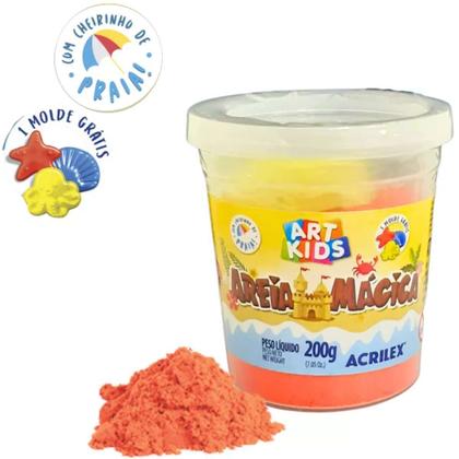 Imagem de Areia Mágica Cinética 200g Art Kids Kit com 6 Unidades