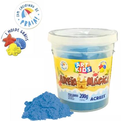 Imagem de Areia Mágica Cinética 200g Art Kids Kit com 6 Unidades
