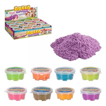 Imagem de Areia Mágica Cinética Divertida Colorida Castelo