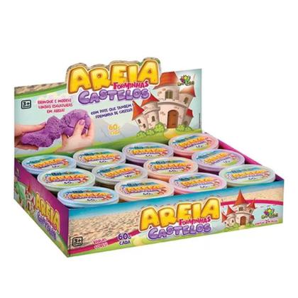 Imagem de Areia Mágica Cinética Divertida Colorida Castelo