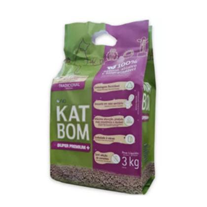 Imagem de Areia para Gatos Katbom Kit com 3 areias 6 Kg cada - total 18 Kg