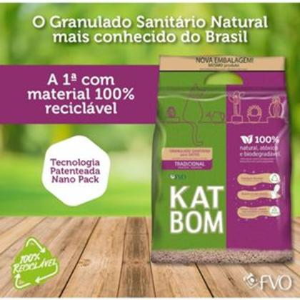Imagem de Areia para Gatos Katbom Kit com 3 areias 6 Kg cada - total 18 Kg
