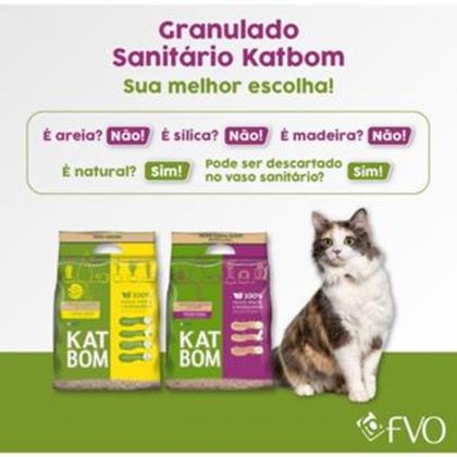 Imagem de Areia para Gatos Katbom Kit com 3 areias 6 Kg cada - total 18 Kg