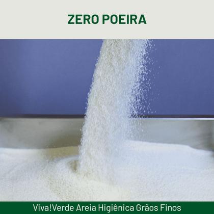 Imagem de Areia Sanitária Gatos Viva Verde Grãos Finos 4kg