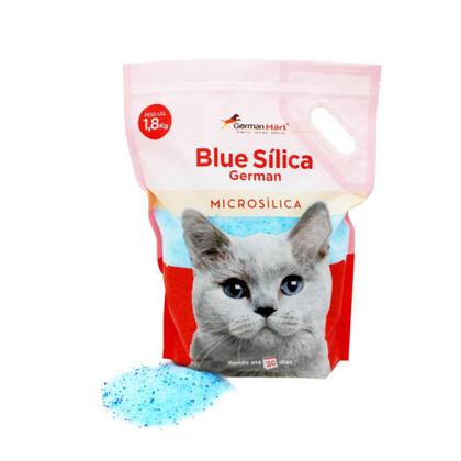 Imagem de Areia Sanitária Pet Gato Cristais Blue Micro Sílica KIT 2un