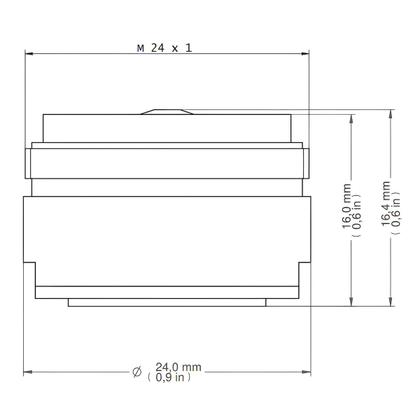 Imagem de Arejador Econômico Standard M24 Cromado 1,8LPM 00383206 Docol