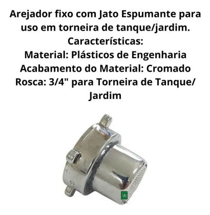 Imagem de Arejador Fixo Jato Espumante Para Torneira Tanque Jardim
