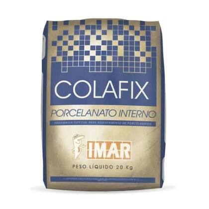 Imagem de Argamassa Colante Para Porcelanato Interno Cinza 20kg