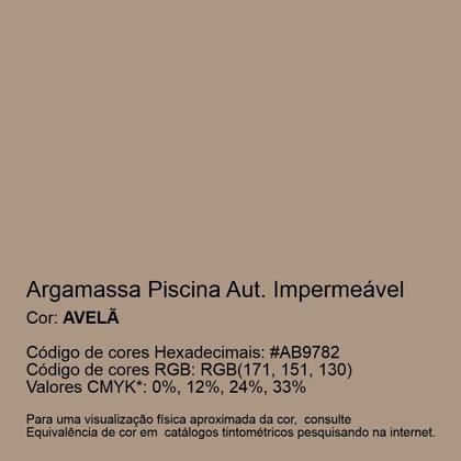 Imagem de Argamassa Piscina Aut. Impermeável  Cor Avela
