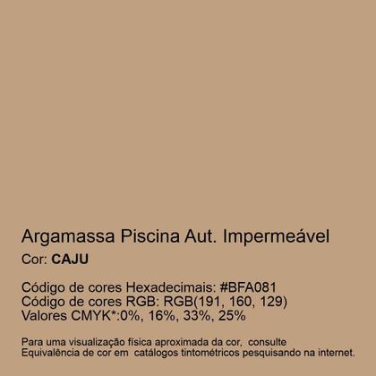 Imagem de Argamassa Piscina Aut. Impermeável Cor Caju