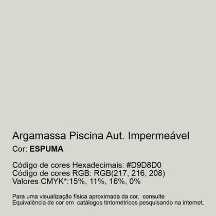 Imagem de Argamassa Piscina Aut. Impermeável Cor Espuma