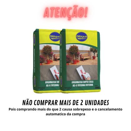 Imagem de Argamassa Super Cola AC2 Interna/Externa Blocos Massa 20kg