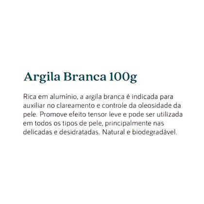 Imagem de Argila Branca Clareadora Rejuvenescedora 100G D Agua Natural