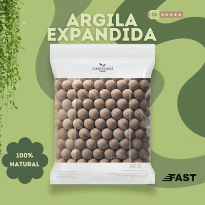 Imagem de Argila Expandida 50Lts para Drenagem de Plantas, Vasos, Decoração, Cultivo e Jardinagem