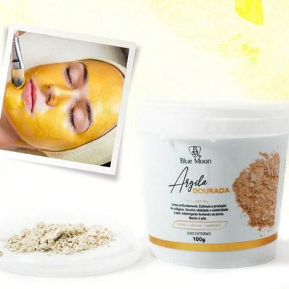 Imagem de Argila Facial Corporal e Capilar Blue Moon Pote 100g Natural