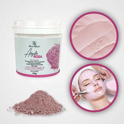 Imagem de Argila Facial Corporal e Capilar Blue Moon Pote 100g Natural
