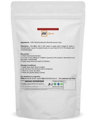 Imagem de Argila Marroquina Vermelha MgAnna - 100% Natural - 227g