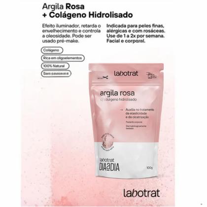 Imagem de Argila Rosa Com Colágeno Dia A Dia Labotrat 100g