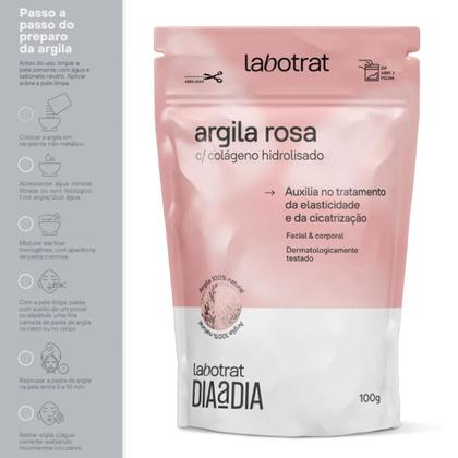Imagem de Argila Rosa Com Colágeno Dia A Dia Labotrat 100g