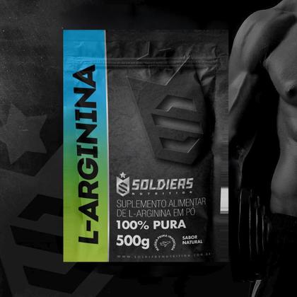 Imagem de Arginina 500g - 100% Puro Importado - Soldiers Nutrition
