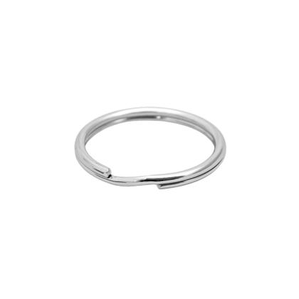 Imagem de Argola 23mm Prata Reforçada Sem Corrente Para Chaveiros Com 1000 Unidades