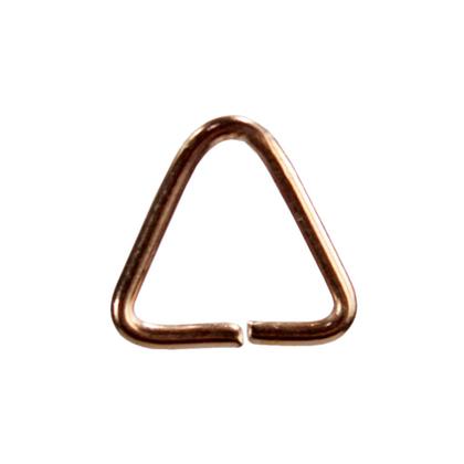 Argola 23mm Rose Gold Com Elos + Triangulo 8mm - 200 Unidades - RussoArt Imagem de Argola 23mm Rose Gold Com Elos + Triangulo 8mm - 200 Unidades