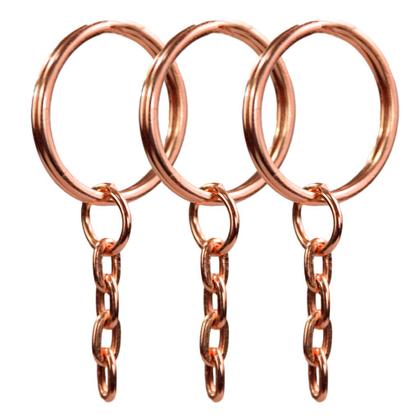 Argola 23mm Rose Gold Com Elos + Triangulo 8mm - 200 Unidades - RussoArt Imagem de Argola 23mm Rose Gold Com Elos + Triangulo 8mm - 200 Unidades