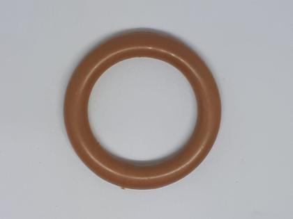 Imagem de Argola 28mm Cerejeira Natural Pvc ( 100 PEÇAS )