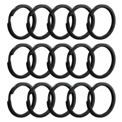 Imagem de Argola 35mm Italiana Preta Sem Corrente Para Lembrancinha 50 Unidades