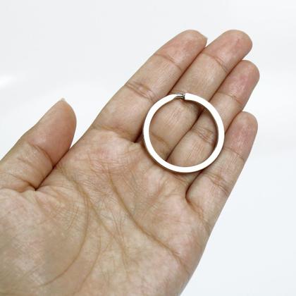 Imagem de Argola Italiana Em Níquel 35mm Reforçada Sem Corrente - 100 Unidades