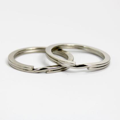 Imagem de Argola Italiana Em Níquel 35mm Reforçada Sem Corrente - 100 Unidades