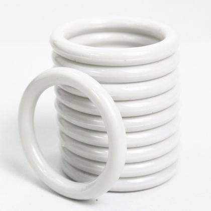 Imagem de Argola Para Cortina 4cm de Plástico Branco 10 Unidades