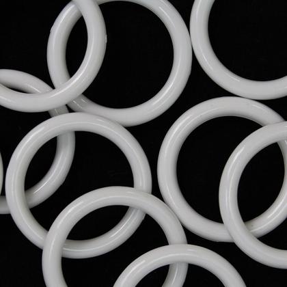 Imagem de Argola Para Cortina 4cm de Plástico Branco 10 Unidades