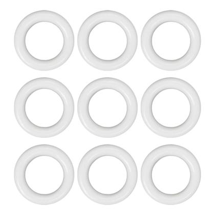 Imagem de Argola Para Cortina 4cm de Plástico Branco 10 Unidades
