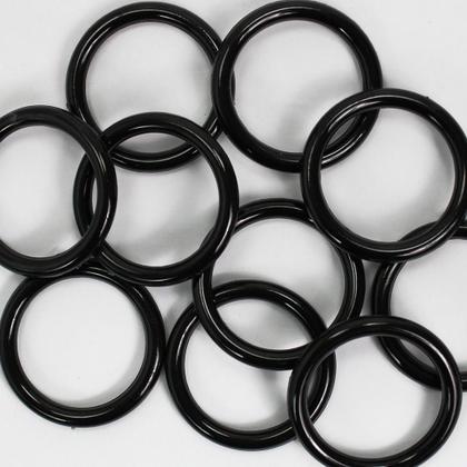 Imagem de Argola Plástica 5cm Para Cortinas Artesanato Multiuso Com 30 Unidades