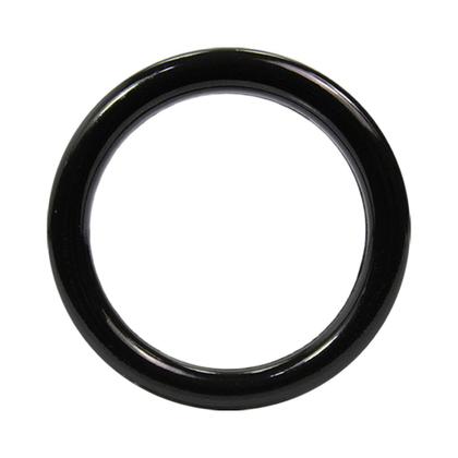 Imagem de Argolas 10,5cm Plástico Preto Multiuso Para Artesanato Com 50 Unidades