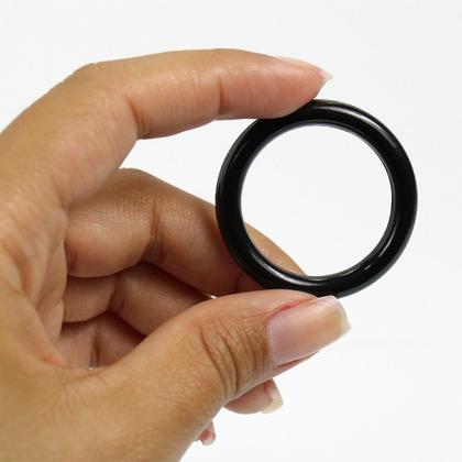 Imagem de  Argolas 4cm Preto Para Cortinas Colares Artesanato Com 50 Unidades