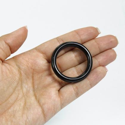 Imagem de  Argolas 4cm Preto Para Cortinas Colares Artesanato Com 50 Unidades