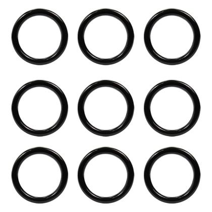 Imagem de  Argolas 4cm Preto Para Cortinas Colares Artesanato Com 50 Unidades