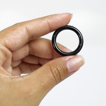 Imagem de Argolas Pequenas Pretas Para Artesanato Multiuso 2,7cm Com 10 Peças