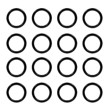 Imagem de Argolas Pequenas Pretas Para Artesanato Multiuso 2,7cm Com 10 Peças