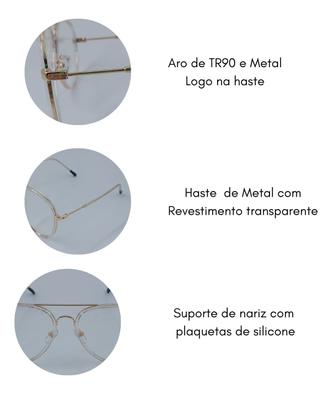 Imagem de Armação Aviador Unissex