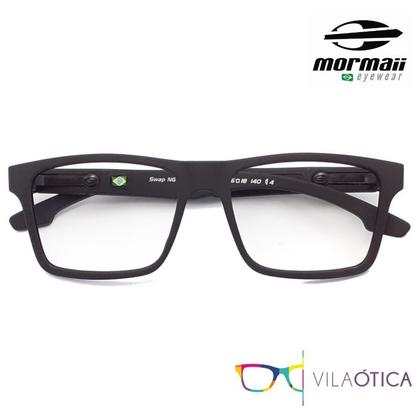 Imagem de Armação De Grau Mormaii Swap Ng 6098 Com 3 Clipons Cvn