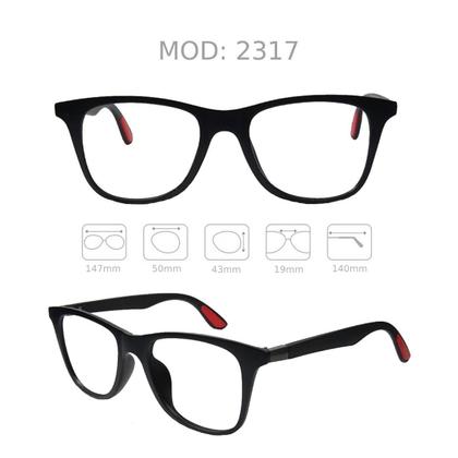 Imagem de Armação de Oculos de Sol c/ Clip On Troca Varias Lente Preto Polarizado Uv 